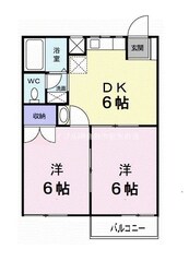 ニューシティ横山Ｂの物件間取画像